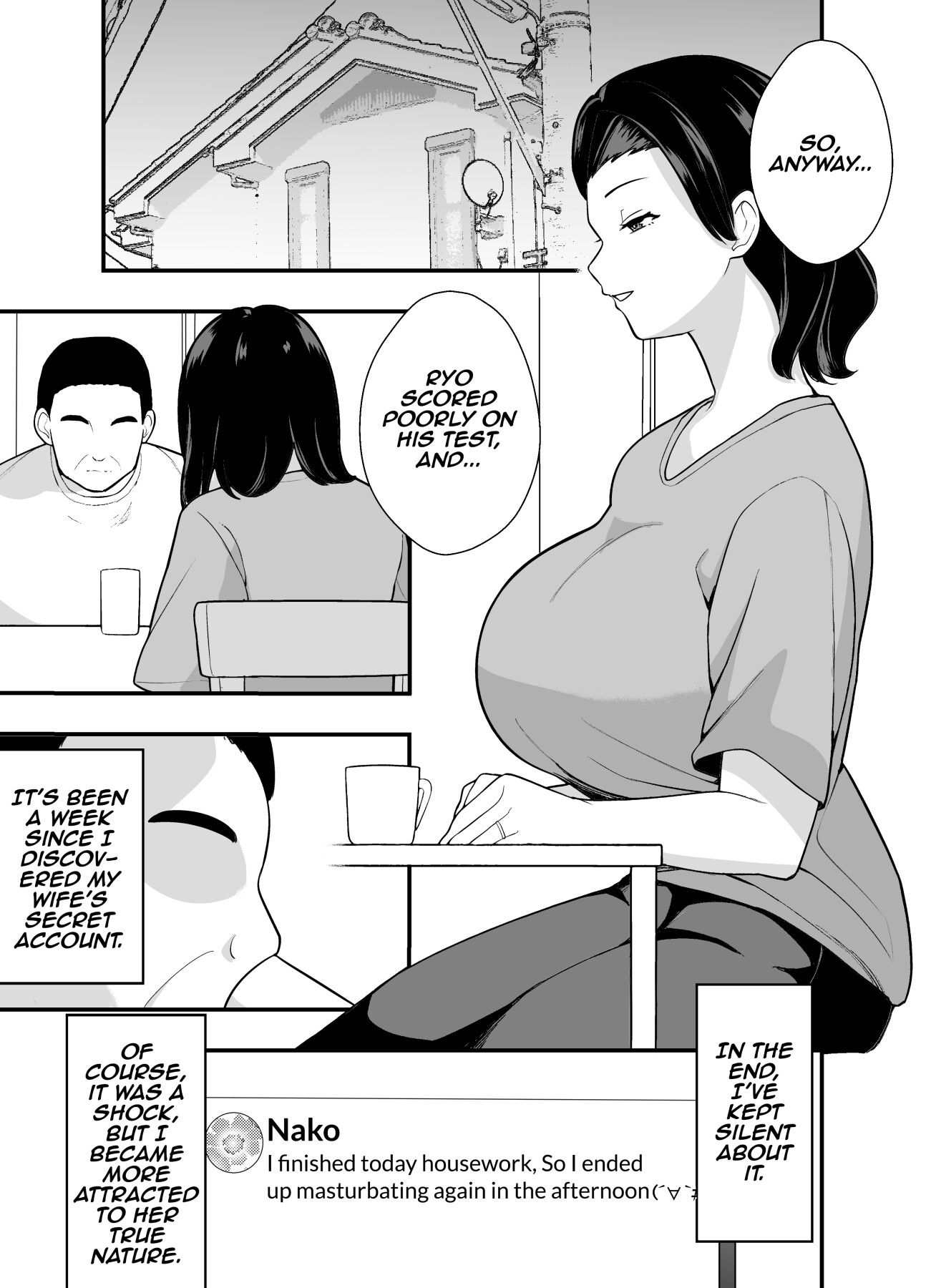 Hentai Manga Comic-Adulterous Wife Minako's Secret Account Record-Read-17